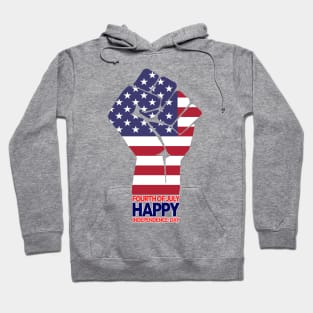 4th Of July Happy Independence Day Design Hoodie